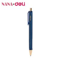 NANA ปากกาลูกลื่น ปากกาเจลแบบกด ปากกาหมึกดำ ปากกาเจล 0.5มม. หมึกดำ เปลี่ยนไส้ได้ 3ด้าม 5ด้าม ส่งแบบสุ่มสี
