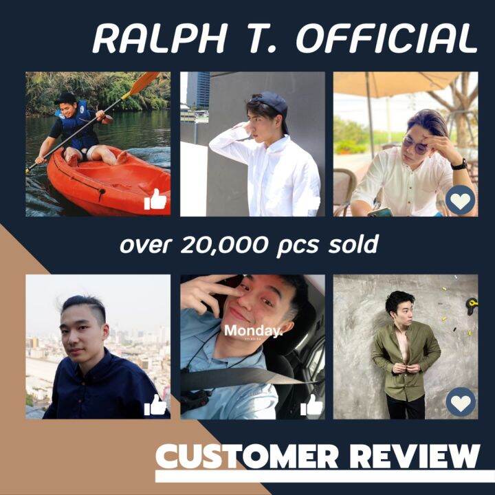 โค้ด12-12dd911-เสื้อเชิ้ตแขนยาวผู้ชาย-oxford-ralph-t-official-เสื้อเชิ้ตผู้ชาย-ทำงาน-เสื้อแขนยาว-shirt-สีขาว-9124