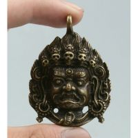 【CW】 Tibet Tibetan BuddhismMahakala Wrathful Deity BuddhaAmulet Pendant