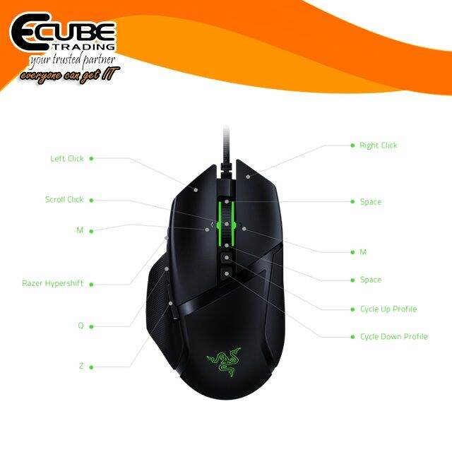 Razer Basilisk V2 Ergonomic Gaming Mouse Lazada