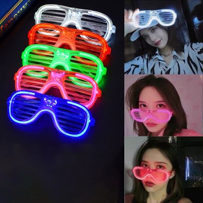 LED Light Up Glasses Kids Women Men Glow in the Dark Party Glow Sunglass Party Supplies For Concert Birthday Wedding Christmas