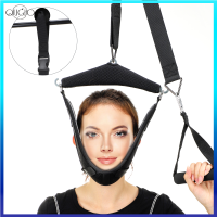 Qiuguo Hanging Neck Traction Kit Adjustable Cervical Traction Belt Breathable Stretch Neck Care Tool Chiropractic Neck Correction Home Medical Equipment