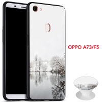 มาใหม่ล่าสุดสำหรับ OPPO F5/A73เคสโทรศัพท์สำหรับ OPPO ซิลิคอนนุ่มเคสมีรูปแบบเดียวกันขาตั้งโทรศัพท์และเชือก