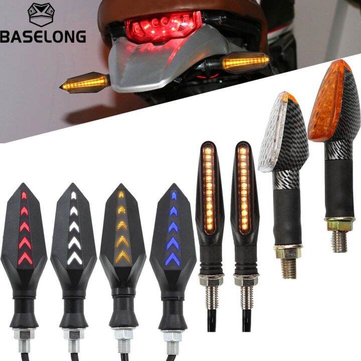LED Turn Signals Tail Lights Motorcycle LED Flowing Flashing Blinker
