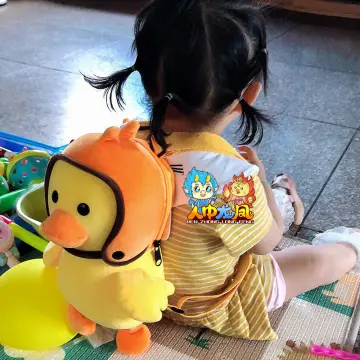 Cute Duck Backpack Plush Handbag Crossbody Bag for Kids 