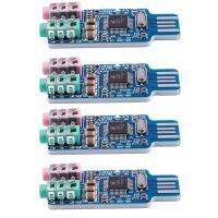 4X Free Driver USB Sound Card CM108 USB Sound Card Chip Blue