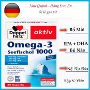 Viên uống dầu cá Omega-3 . 1000 Doppel herz Hộp 80v NTDT