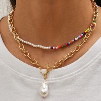 【CC】❂☊✢ Corinada Multilevel Pendant Jewelry Beads Choker N0278