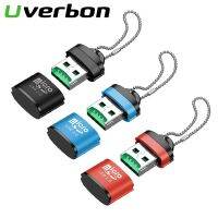 การ์ดรีดเดอร์ USB ไมโคร USB ขนาดเล็ก2.0โทรศัพท์มือถือเครื่องอ่านการ์ดความจำอุปกรณ์อะแดปเตอร์สำหรับแล็ปท็อป USB ความเร็วสูง