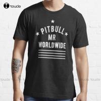 *Exclusive* Best Selling Pitbull Singer Trending T-Shirt Pitbull Singer Crew Neck Shirts For Digital Printing Tee Shirts