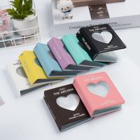 Photocard Holder 3 Inch 64 Pockets Photo Album Love Heart Movie Ticket Star Collection Love Hollow Collection Multi-color