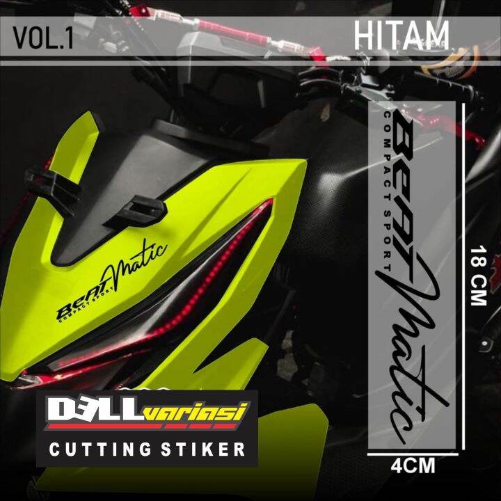STIKER BEAT Cutting Sticker BEAT - Stiker Lis Variasi Motor Honda BEAT