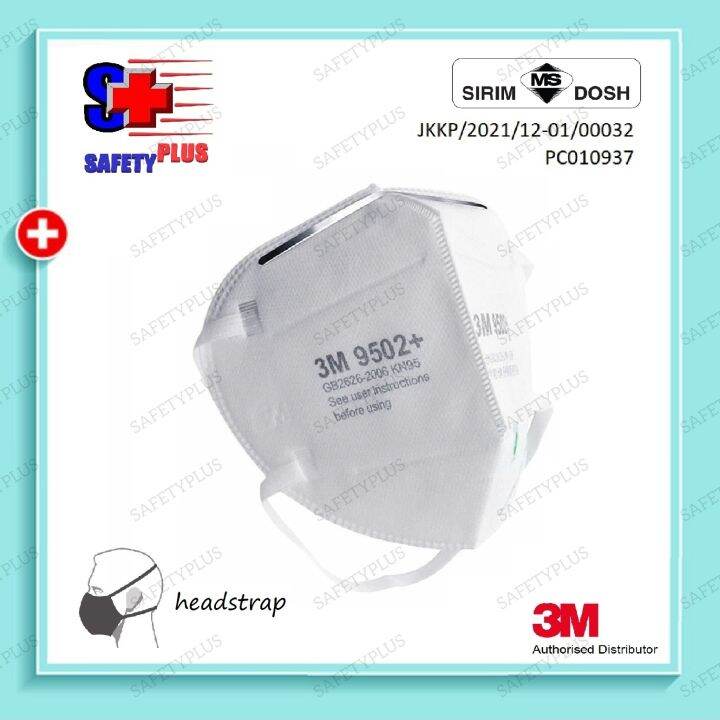 3M 9502 N95 MALAYSIA Packing 9502+ KN95 Dual Standards Disposable