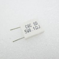 5PCS BPR56 5W 0.1R 0.1 ohm 5w Non-inductive Ceramic Cement Resistor Wirewound Resistance WATTY Electronics