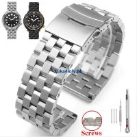 Suitable For 18Mm 20Mm 22Mm 316 Solid Stainless Steel Watch Bracelet Brushed Metal Replacement Strap 24Mm 26Mm Men Women Wristband