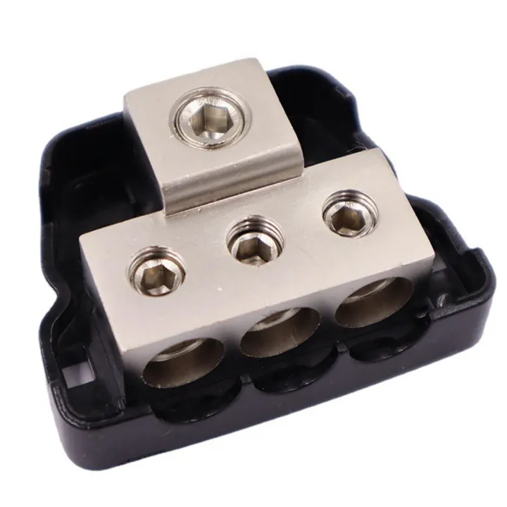Dovewill Car Audio Power Distribution Block 3 Way 1 in 3 Out for Boat