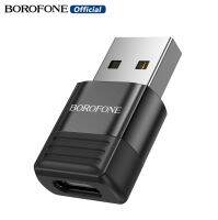 BOROFONE อะแดปเตอร์แปลง USB3.0 BV18 USB-C ตัวผู้กับ USB-A ตัวเมียอะแดปเตอร์ตัวผู้เป็นตัว USB2.0ชนิด C ตัวเมียสำหรับพีซีตัวผู้ USB 3.0 OTG การส่งข้อมูลอะแดปเตอร์ที่รองรับชาร์จเร็วสำหรับ Macbook Huawei Xiaomi OPPO โทรศัพท์ Samsung