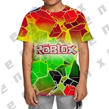 Roblox Boys Clothing 2022 Summer Boys T-shirt Kawaii Roblox 3d Comfortable  Short Sleeve T-sleeve Kids Anime Clothing G Style 