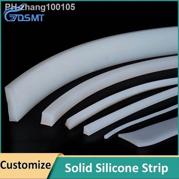 1Meter Silicone Rubber Strip Anti Oil High Temperature Seal Gasket