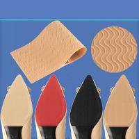 2Pcs Shoe Sole Protector Anti-Slip Replacement Rubber Soles Outsoles for Shoes Repair Mat High Heels Self-Adhesive Bottom Sheet Shoes Accessories