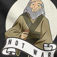 HotAvatar ลุง Iroh เสื้อยืดสำหรับผู้ชายตลกผ้าฝ้ายแท้ประเดิมรอบคอสไตล์เก๋เสื้อ T O Versize ท็อปส์หลวม