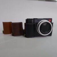 ฝาครอบครึ่งฐานสำหรับกล้องดิจิตอล Leica C-Lux เวอร์ชันเปิดด้านล่างของเคสหนัง Pu