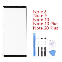 หน้าจอสัมผัสสําหรับ Samsung Galaxy Note 8 9 10 Plus 20 Plus Touch Screen Front Glass Panel TouchScreen LCD Outer Display Lens