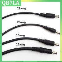 QB7LA shop 16/18/20/22awg 7A 10A DC Male Female Power Supply Connector extension Cable 5.5x2.1mm Copper Wire Current For LED Strip light