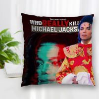 （ALL IN STOCK XZX）Customized Michael Jackson pillowcase with zipper, bedroom, office, home pillows, sofa decorative pillowcase, cushion, pillow 9.29   (Double sided printing with free customization of patterns)