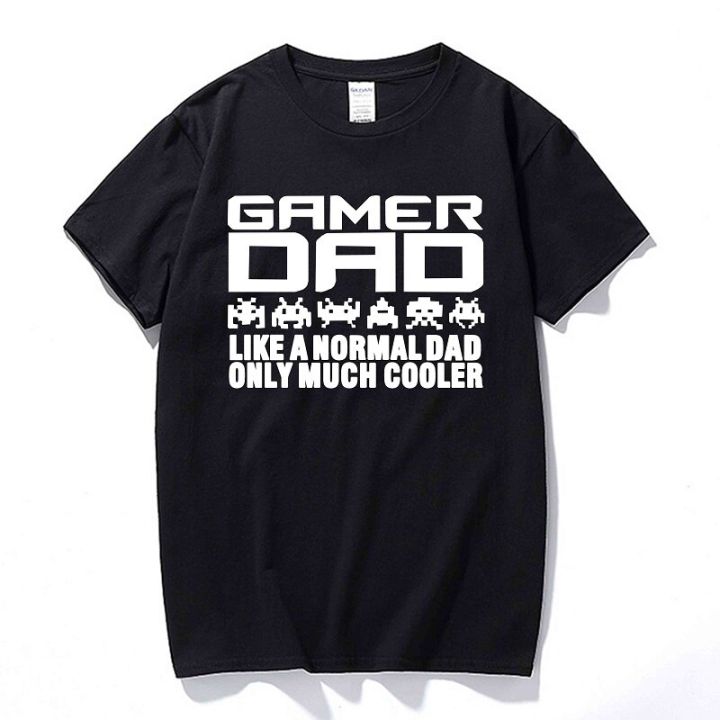 gamer-dad-christmas-fathers-day-playstation-pc-funny-mens-t-shirt-t-shirt-short-sleeve-cotton-casual-top-tee