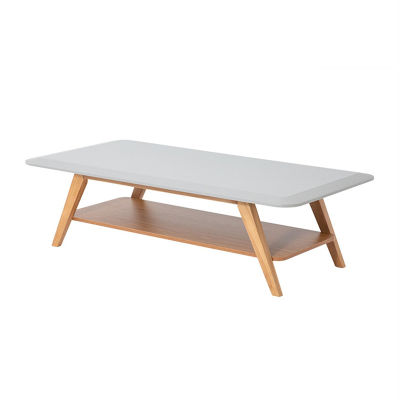 Modernform โต๊ะกลาง รุ่น CPFO-LW07 ท๊อปหิน ขาไม้ ขนาด120 X 60 X 40 ซม. สีเทา (จัดส่งเฉพาะกรุงเทพ และปริมณฑลเท่านั้น)