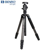 Benro ขาตั้งกล้อง C3282TV3 Professional ขาตั้งกล้องคาร์บอนไฟเบอร์พร้อมหัว V3 4ส่วน Monopod โหลดสูงสุด25Kg