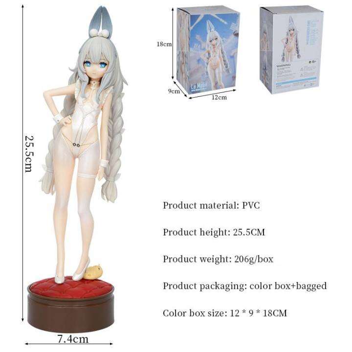 azur-lane-mnf-le-malin-bunny-girl-action-figure-model-dolls-toys-for-kids-home-decor-gifts-collections-ornament