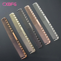 Space aluminuml hair comb Pro hairdressing combs rash hair Cutting dying hair Brush barber Tools Salon accessaries ~