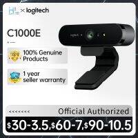 【LZ】™⊙  Webcam Logitech original para PC câmera Web videoconferência gravação em streaming compatível C1000e Brio 4K