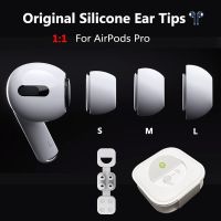 Original Soft Silicone Earbuds Earphone Earplug Cover for Apple Airpods Pro 3 L M S Size Headphone Eartips for Airpods Ear pads Headphones Accessories