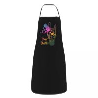 Funny Hair Hustler Hairstylist Hairdresser Bib Aprons Men Women Unisex Kitchen Chef Tablier Cuisine for Cooking Baking Painting