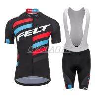 NEW FELT 2019 Men Summer Short Sleeve Set Cycling Jersey Breathable Maillot New Team Bicycle Cycling Clothing Polyester Bicycle