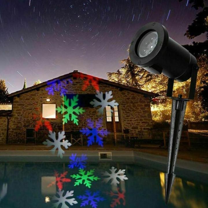 worth-buy-โคมไฟโปรเจ็คเตอร์เคลื่อนย้ายได้เกล็ดหิมะไฟ-led-แสงไฟโปรเจ็คชั่นตกแต่งงานปาร์ตี้กลางแจ้งเป็นเวลา2021ปี