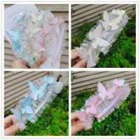 【YF】 butterfly headband Bachelorette Hen Party kids girls birthday Tiara Crown Beach Wedding Bridal Shower Hair Accessories