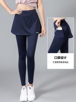 Golf Gear 23 spring and autumn womens sports short skirt quick-drying running fitness yoga pants womens fake two-piece tennis badminton pants skirt