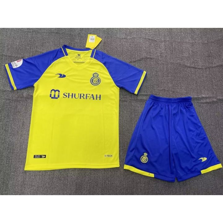 Al-Nassr Jersey Home 22-23 for Kids 2-13 Years Football Jersey | Lazada