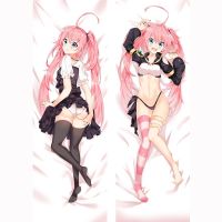 อะนิเมะคอสเพลย์เกี่ยวกับการกลับชาติมาเกิด Slim Milim Nava ปลอกหมอน Dakimakura Waifu กอดเครื่องนอนตกแต่งร่างกาย