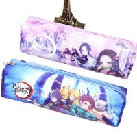 【DT】hot！ Anime Demon Slayer Kimetsu No Yaiba Kamado Tanjirou Nezuko Pencil Case Zipper Bag Stationery Box for Boy Girl gift