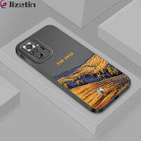 Jizetin เคสโทรศัพท์สำหรับ Xiaomi Redmi โน๊ต10 5G Note 10 Pro Note 10S เคสโทรศัพท์ดีไซน์ลายการ์ตูนแฮปปี้จิตรกรแวนโก๊ะฝาครอบกล้องเต็มรูปแบบเคสกันกระแทกป้องกัน TPU ซิลิโคนนิ่ม