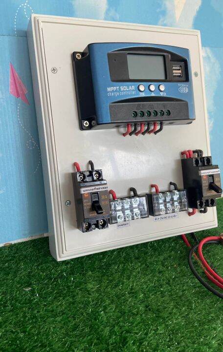 ชุดนอนนา-ชุดคอนโทรล-ชาร์จเจอร์-โซล่าเซลล์-พลังงานแสงอาทิตย์-12v-24v-ประกอบสำเร็จพร้อมไปใช้งาน-รองรับแผง-390w-แบต200a