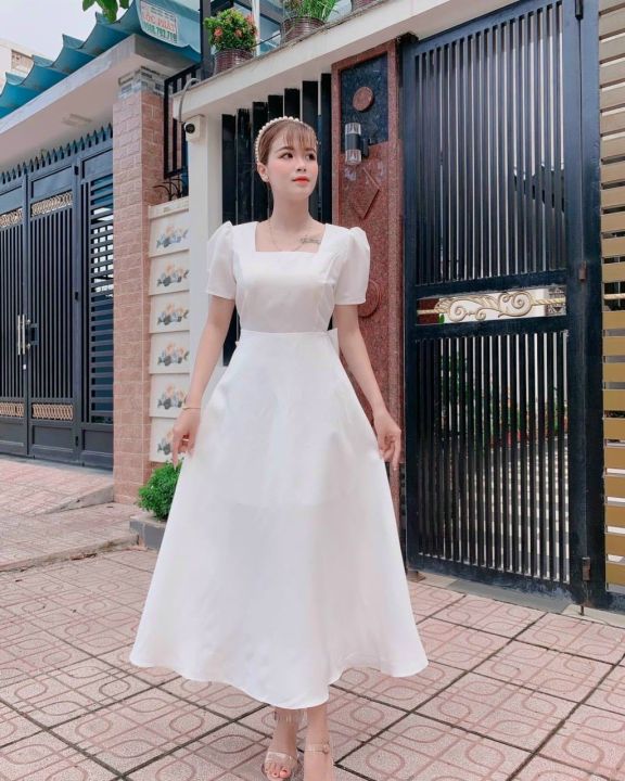 Set áo croptop tay phồng hoa nhí và chân váy xòe bồng, set tiểu thư style  Hàn Quốc váy maxi hoa ôm eo | Lazada.vn