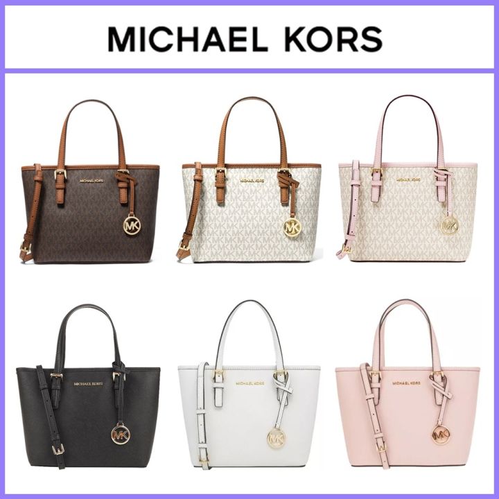 Michael Kors Jet Set Travel Extra Small Logo Top Zip Tote Bag, Women's  Fashion, Bags & Wallets, Tote Bags on Carousell