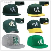 [Oakland Athletics] หมวกเบสบอลทีมแอธเลติกชายและหญิงคู่หมวกปีกโค้งหมวกกันแดด