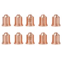 10Pcs Plasma Cutting Torch Consumable Nozzle Shield 220941 45A Tips For PMX 45XP Plasma Soldering Welding Equipment Parts Welding Tools